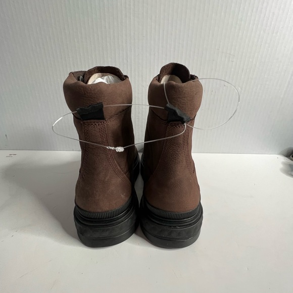 Timberland Women's Ray City Dark Brown Nubuck Leather Waterproof Boots. - Picture 4 of 9